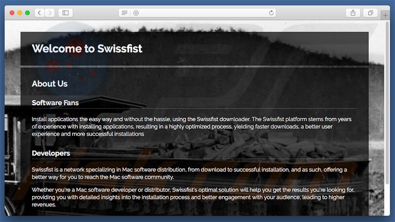 Dubious website used to promote search.swissfist.com
