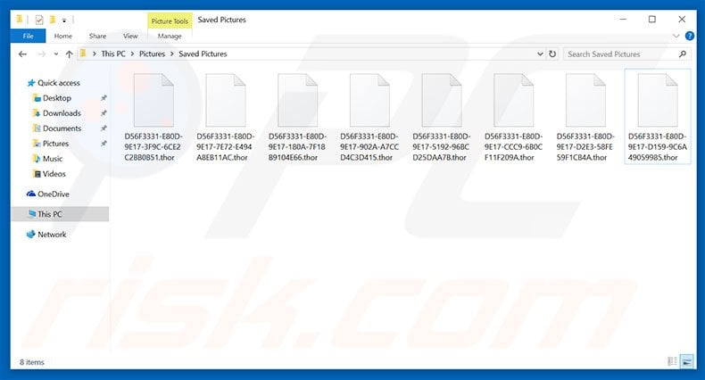 Files encrypted by *.thor ransomware (.thor extension)