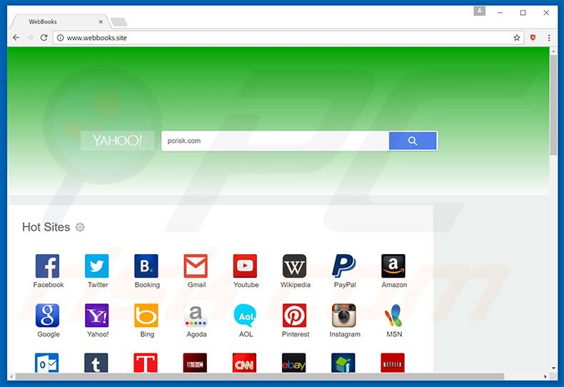 webbooks.site browser hijacker