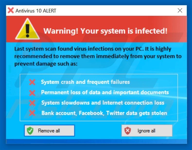 Antivirus 10 antivirus 10 alert