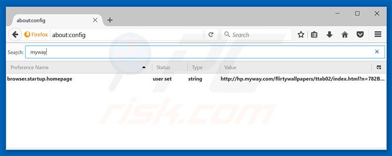 Removing hp.myway.com from Mozilla Firefox default search engine