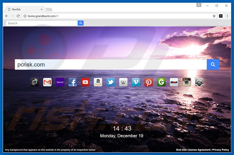 home.grandburst.com browser hijacker