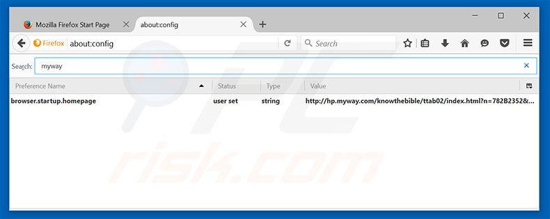 Removing hp.myway.com from Mozilla Firefox default search engine