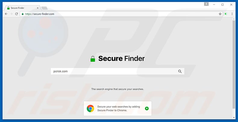 secure-finder.com browser hijacker