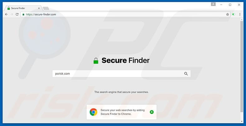 secure-finder.com browser hijacker