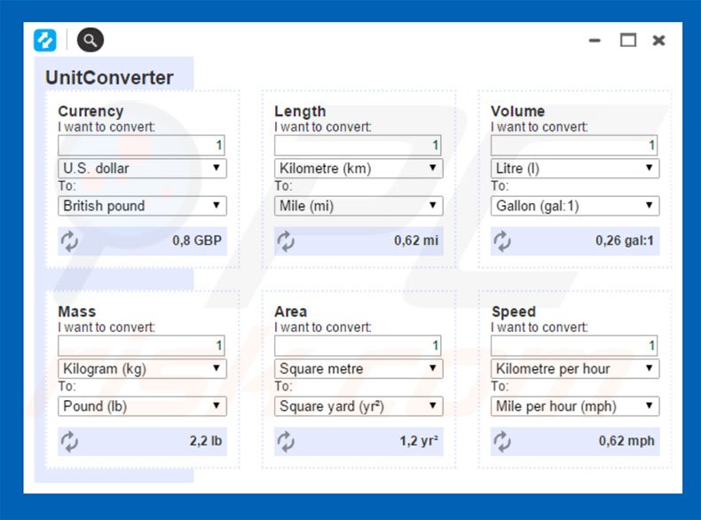 Potentially unwanted program UnitConverter