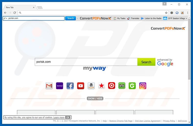 hp.myway.com browser hijacker