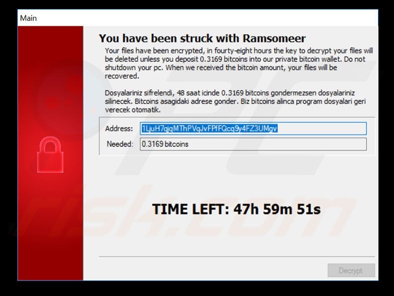 Ramsomeer ransomware