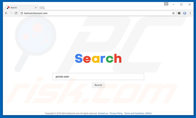 fastsearchanswer.com browser hijacker