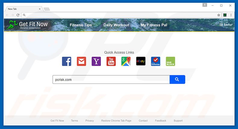 search.getfitnow.co browser hijacker