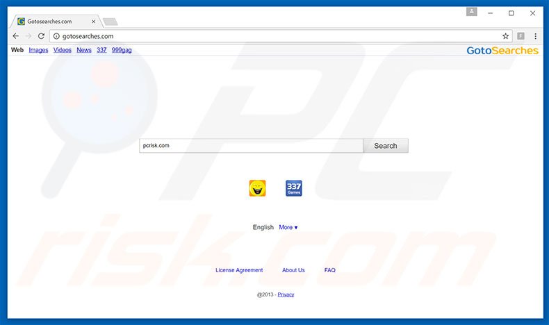 gotosearches.com browser hijacker