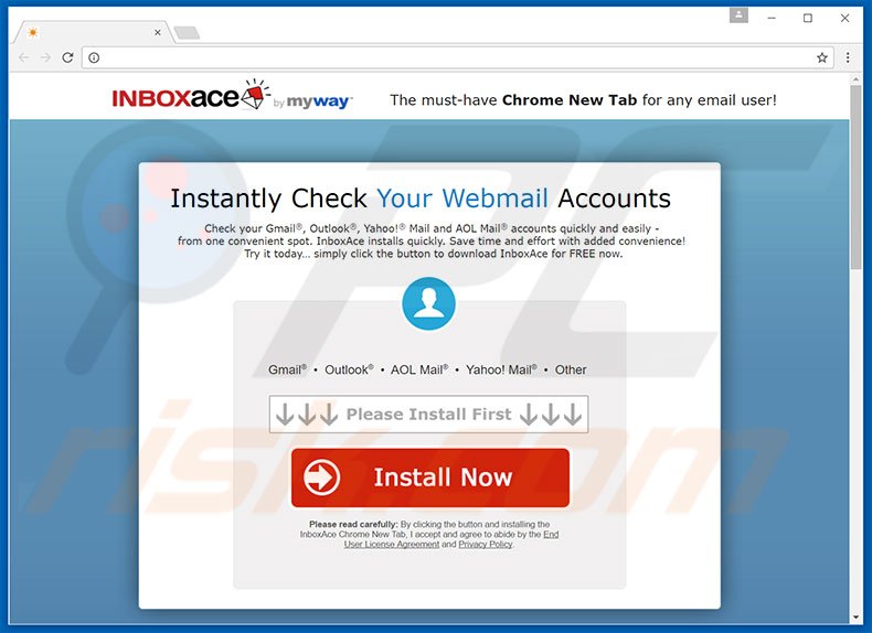 inboxace toolbar