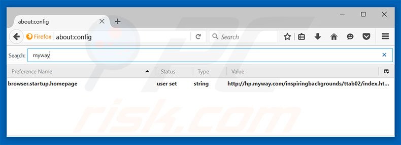 Removing hp.myway.com from Mozilla Firefox default search engine