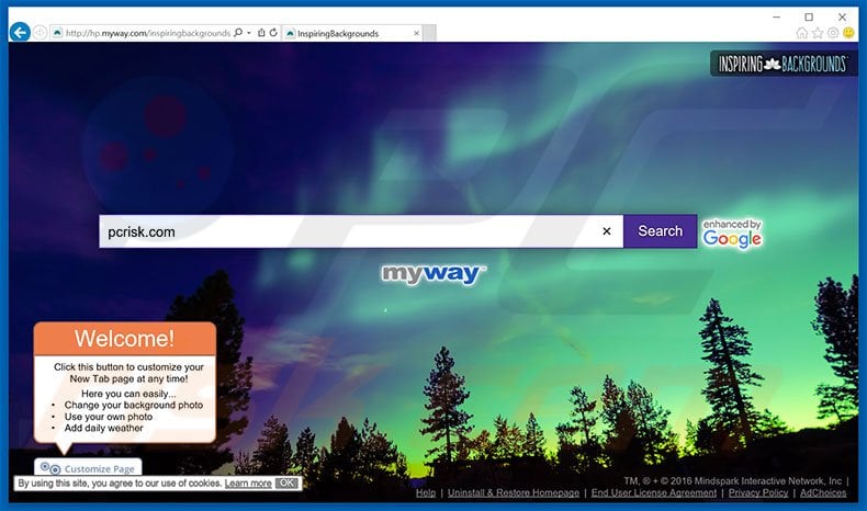 hp.myway.com browser hijacker