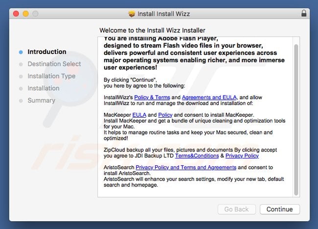 macwizz adware installer