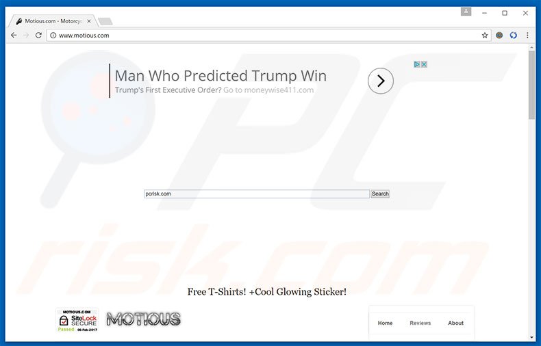 motious.com browser hijacker