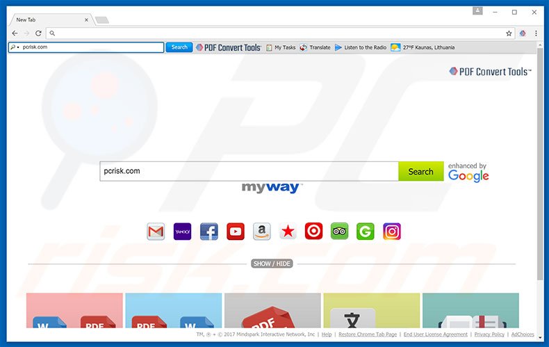 hp.myway.com browser hijacker