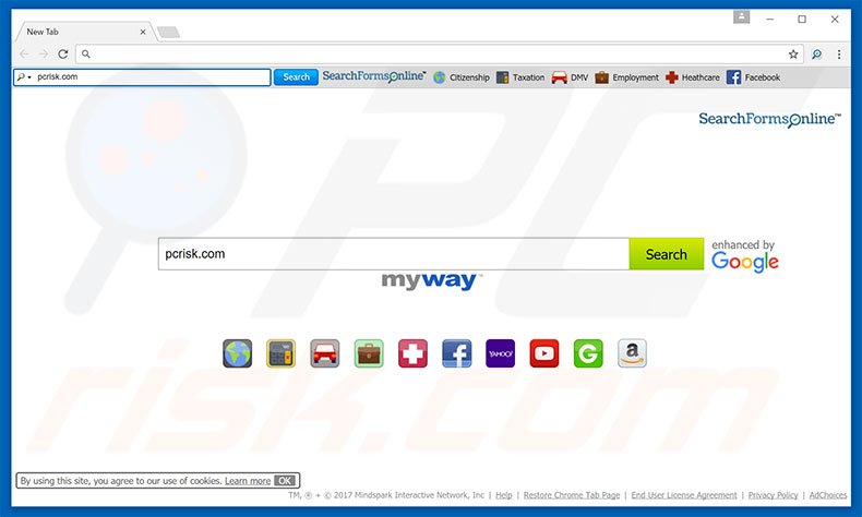 hp.myway.com browser hijacker