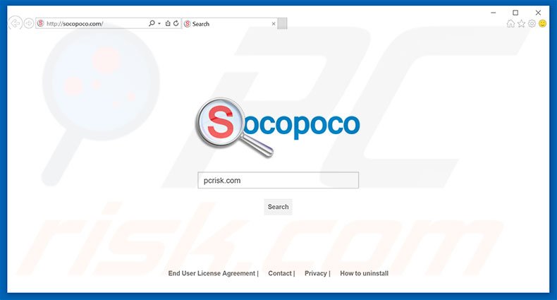 socopoco.com browser hijacker