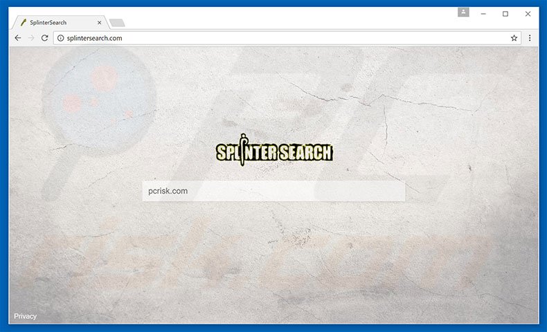 splintersearch.com browser hijacker