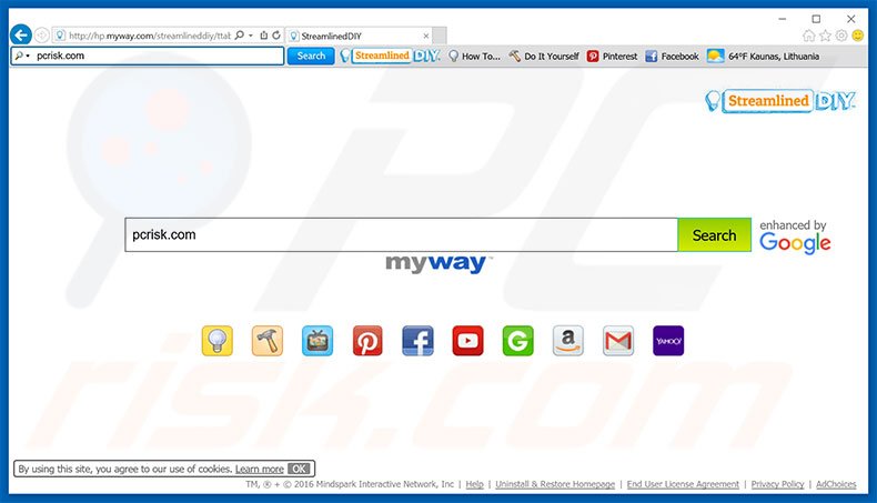 hp.myway.com browser hijacker