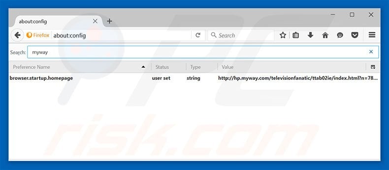 Removing hp.myway.com from Mozilla Firefox default search engine