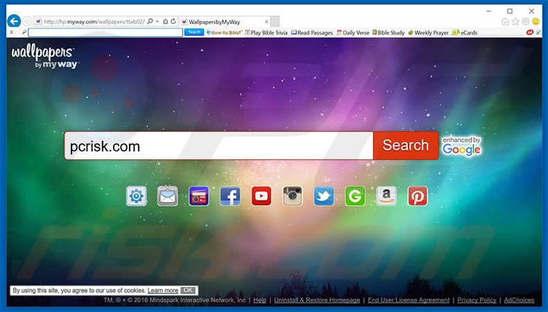 hp.myway.com browser hijacker