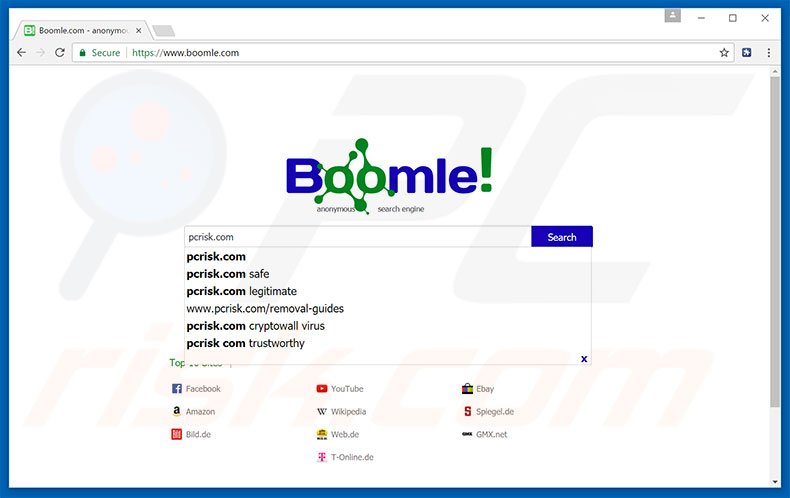 boomle.com browser hijacker