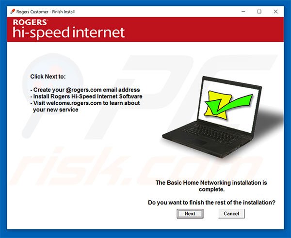 Rogers Hi-Speed Internet installer