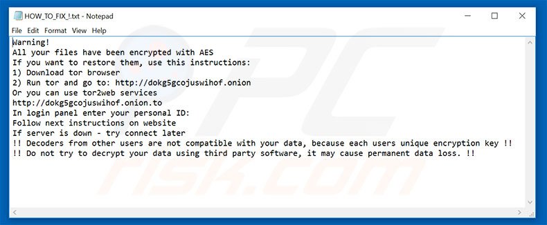 Crptxxx decrypt instructions