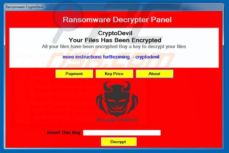 CryptoDevil decrypt instructions