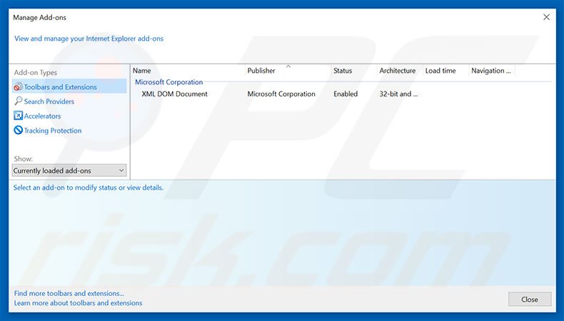 Removing hp.myway.com related Internet Explorer extensions