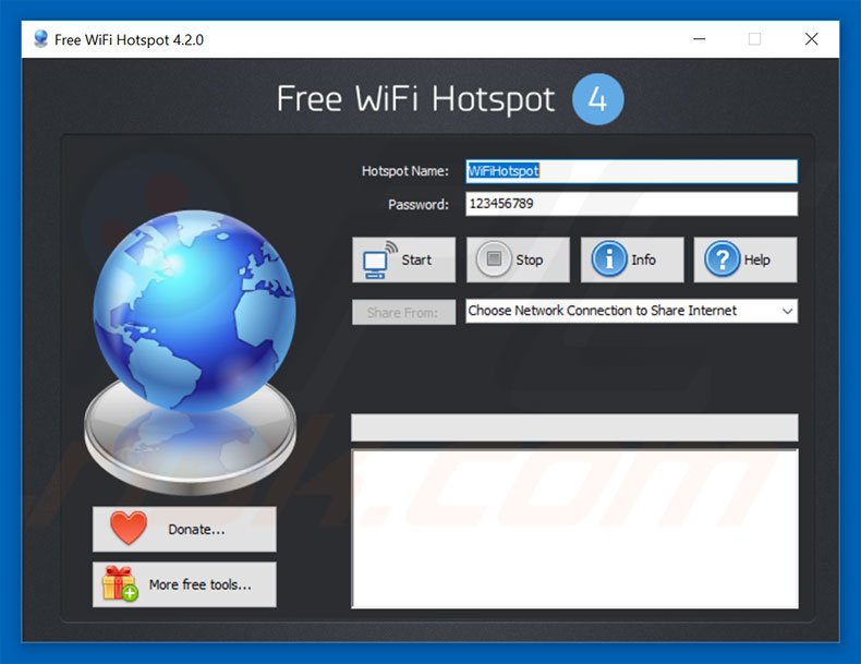 Free WiFi Hotspot application