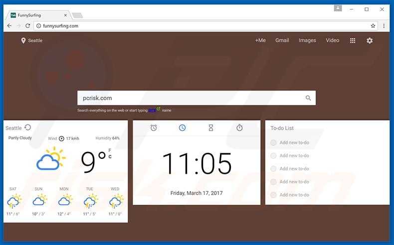 funnysurfing.com browser hijacker