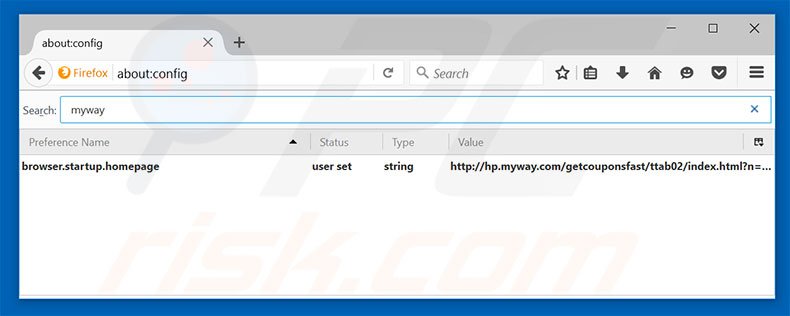 Removing hp.myway.com from Mozilla Firefox default search engine