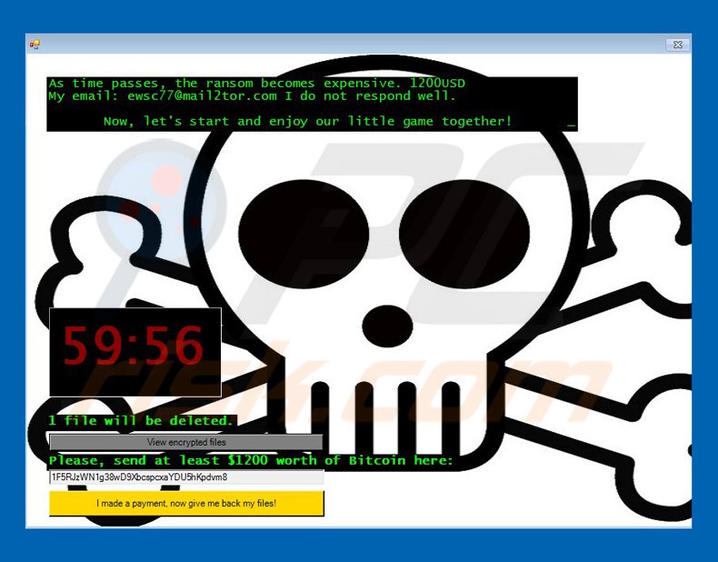 jigsaw ransomware skull version