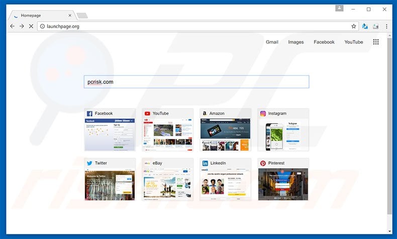 launchpage.org browser hijacker