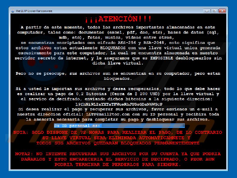 LLTP decrypt instructions