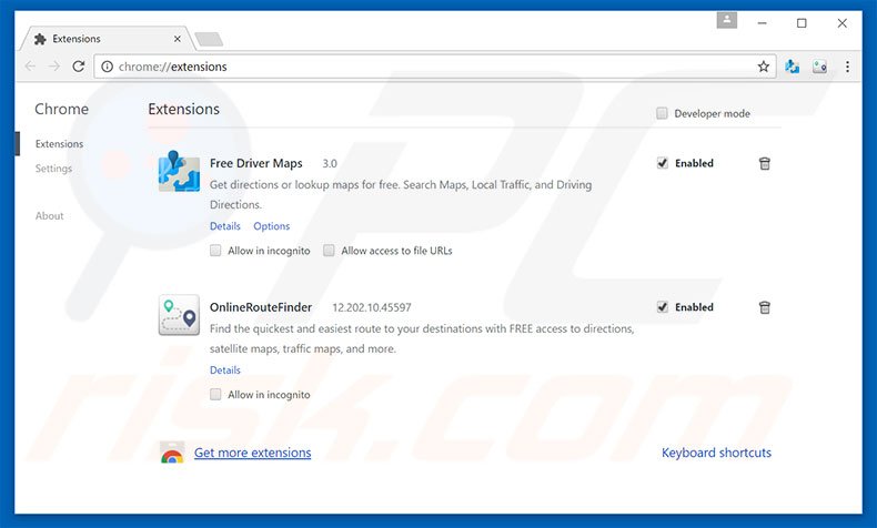 Removing MarketTool ads from Google Chrome step 2