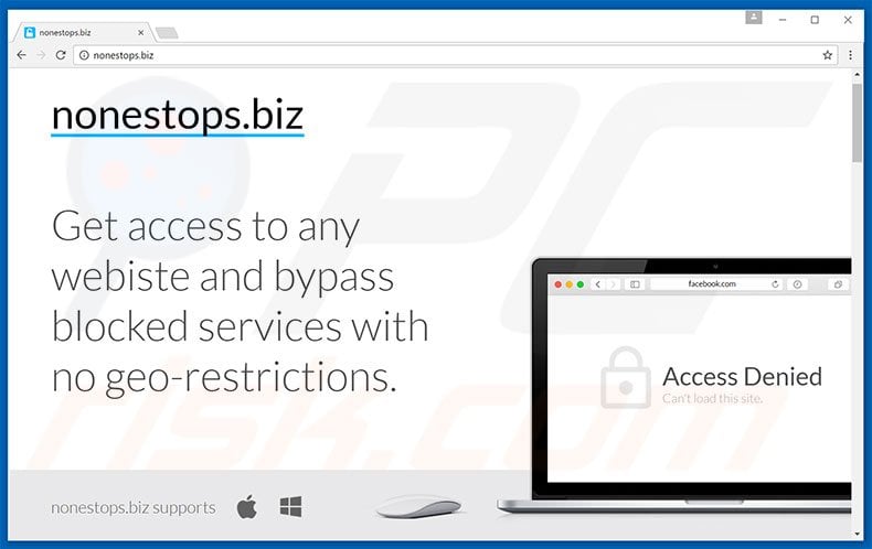 nonestops.biz adware