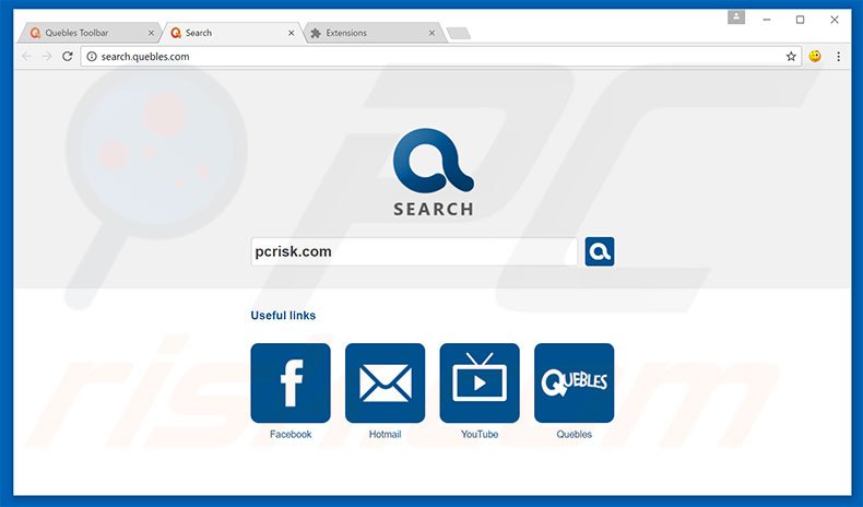 search.quebles.com browser hijacker
