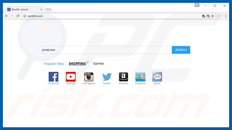 ramblrr.com browser hijacker