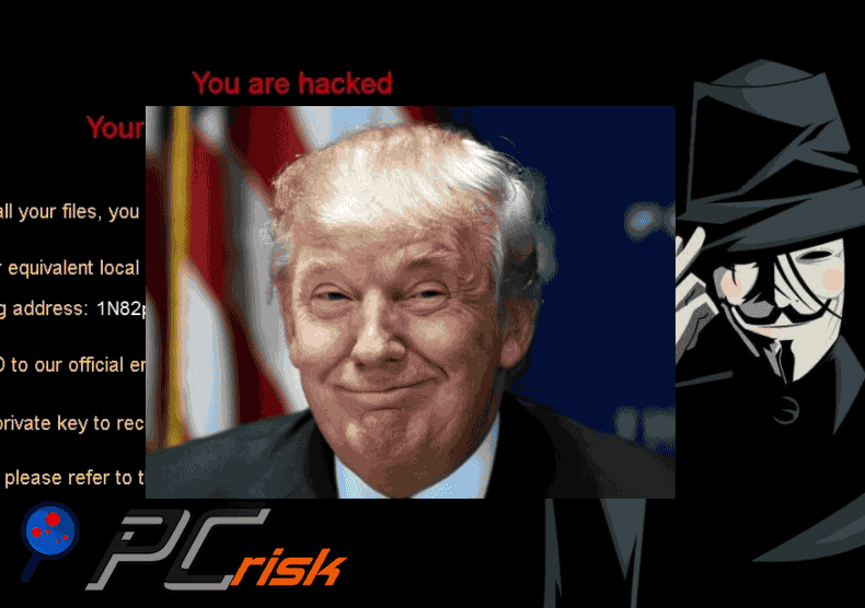 The Trump Locker's behavior ransomware