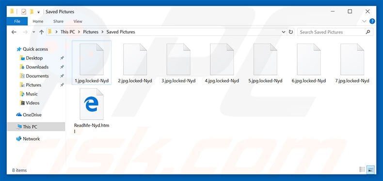 Files encrypted by Unlock26