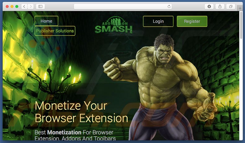 Dubious website used to promote addonsmash