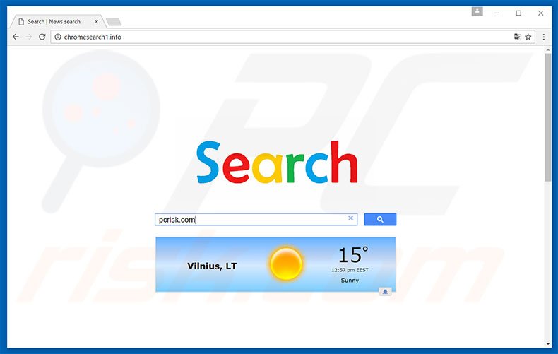 chromesearch1.info browser hijacker