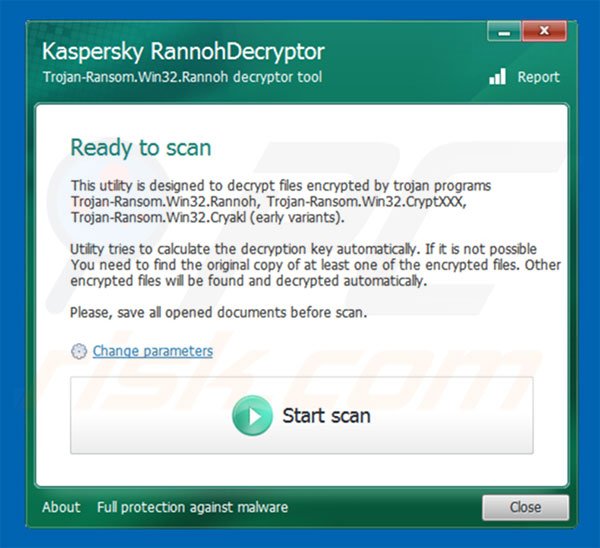 Kaspersky Rannoh Decryptor