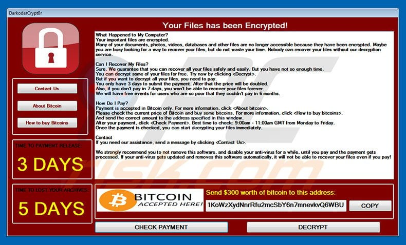 DarkoderCrypt0r decrypt instructions