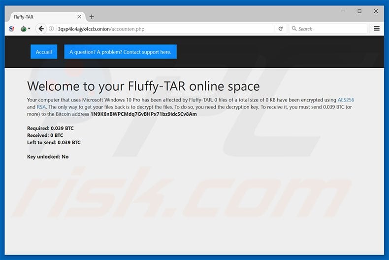 Fluffy-TAR website