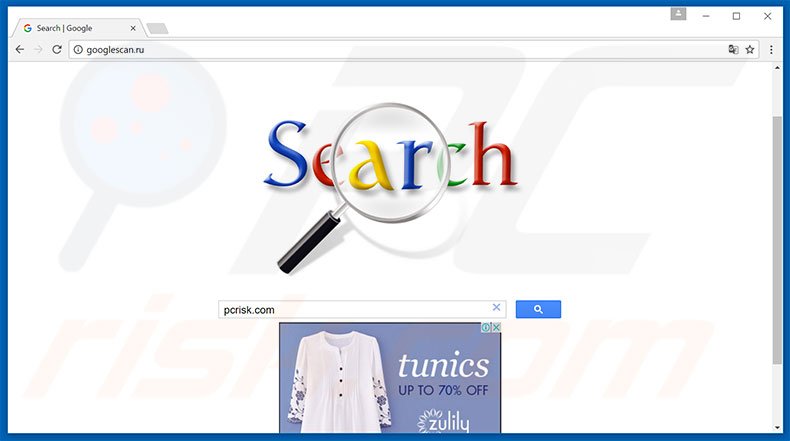 googlescan.ru browser hijacker